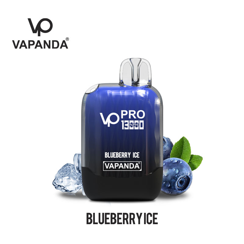 Blueberry Ice Vapanda PRO E Cig UK Rechargeable Disposable Vape
