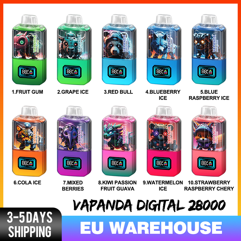 Vapanda Digital 28000puffs E-Cig Electronic Cigarette Disposable Vape